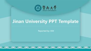 Шаблон PPT Цзинаньского университета