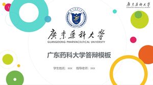 Szablon obrony Uniwersytetu Farmaceutycznego w Guangdong