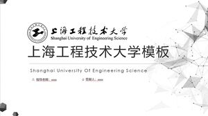 Plantilla de la Universidad de Ingeniería y Tecnología de Shanghai