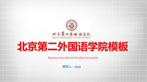 Șablon pentru Institutul de Limbi Străine din Beijing