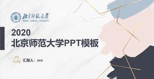 Modelo PPT da Universidade Normal de Pequim 2024