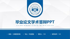PPT pertahanan akademik untuk tesis kelulusan