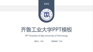 Modelo PPT da Universidade de Tecnologia Qilu