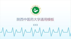 Ogólny szablon dla Uniwersytetu Tradycyjnej Medycyny Chińskiej w Shaanxi
