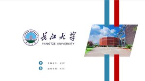Plantilla PPT universal de la Universidad de Changjiang