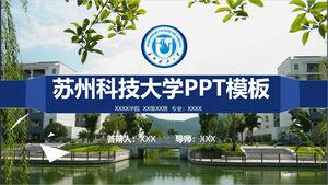 Szablon PPT Uniwersytetu Naukowo-Technologicznego w Suzhou