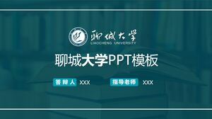 Modelo PPT da Universidade Liaocheng