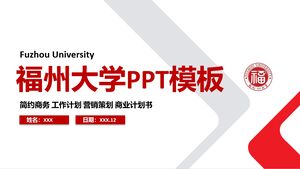 Plantilla PPT de la Universidad de Fuzhou