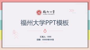 Modelo PPT da Universidade de Fuzhou