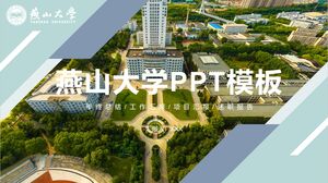 Șablon PPT Universitatea Yanshan