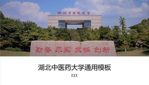 Allgemeine Vorlage der Hubei-Universität für Traditionelle Chinesische Medizin