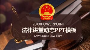 Modèle PPT dynamique de conférence juridique 2024