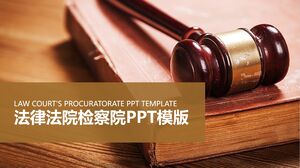 Templat PPT untuk pengadilan hukum dan kejaksaan
