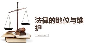 Statutul și menținerea legii