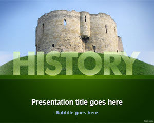 Template Istoric Educație PowerPoint