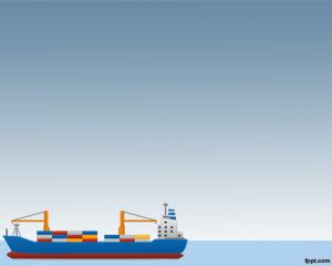 Maritime Transport Powerpoint-Vorlage