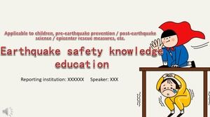 زلزال السلامة المعرفة التعليم موضوع اجتماع الطبقة PPT
