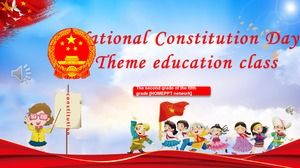 National Constitution Day Theme Class Meeting PPT Template