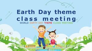 Modello PPT dinamico della classe tematica Earth Day