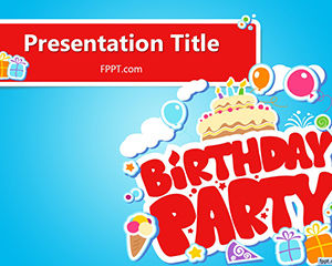 Template gratis Buon compleanno PowerPoint