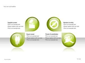 Green Crystal Business PPT 차트
