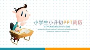 Xiaoshengchu theme class will introduce themselves resume ppt template