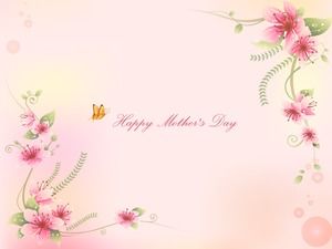 Kartu ucapan Hari Ibu untuk template ppt Hari Ibu-Ibu