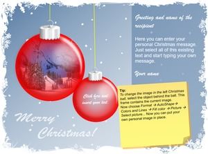 رغبات عيد الميلاد قالب PPT ديناميكي لبطاقة معايدة