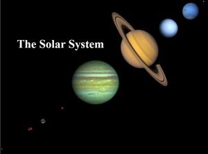 Introduction du modèle ppt de style européen et américain du système solaire