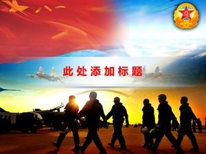 Шаблон ppt сводного отчета о работе пилотов ВВС Yingzishuang