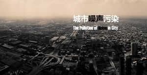 Model de ppt de prezentare a poluării fonice urbane