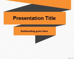 Simple Template Origami PowerPoint
