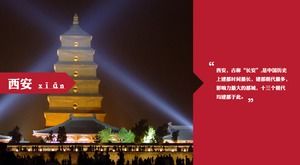 Modèle ppt de ville historique et culturelle de Xi'an