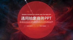 Modello PPT astratto rosso business universale