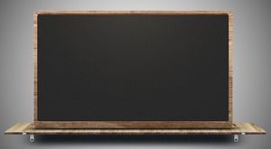 Blackboard PPT background picture with a sense of space