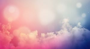 12 immagini di sfondo PPT nuvola di colori