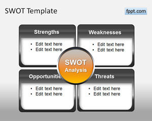 SWOT Template untuk PowerPoint