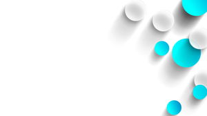 Einfaches Geschäft PPT Hintergrundbild des blauen und weißen Punktes