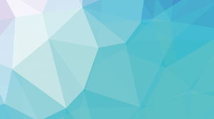 Low-Plane-Polygon-PPT-Hintergrundbild mit blauem Farbverlauf