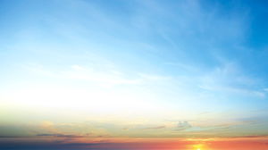 PPT-Hintergrundbild des Sonnenaufgangshimmels