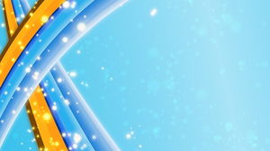Blaues kühles Bandlichtfleck-PPT-Hintergrundbild