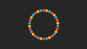 Spiral rotative ball ball color PPT animație efecte speciale descărcare