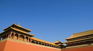 10 imagini de fundal PPT ale clădirilor antice chineze
