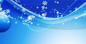 Sekelompok gambar latar belakang PPT snowflake pinus salju Natal