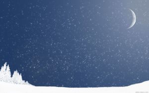 Un ensemble d'images d'arrière-plan PPT naturel flocon de neige étoilé