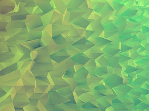 Grünes 3D-Texturpolygon-PowerPoint-Hintergrundbild
