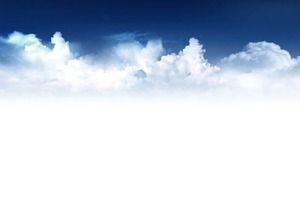 Imagem de fundo lindo céu azul e nuvem branca slide