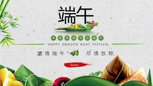 Festival tradicional dragon boat festival ppt template