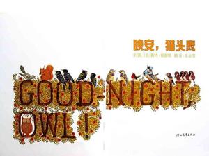 "Good Night, Owl" Picture Book PPT Story
