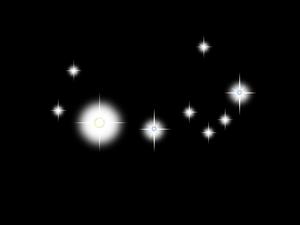 Unduhan animasi PPT langit berbintang cahaya bintang dinamis